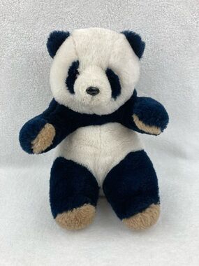 VTG Action Industries The Wooley Woods Collection Panda Plush Toy 10” Very Rare